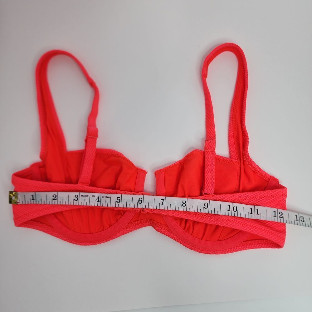 Aerie Bikini‎ Top Women's 34C Bright Orange Swim NWT - Picture 4 of 6